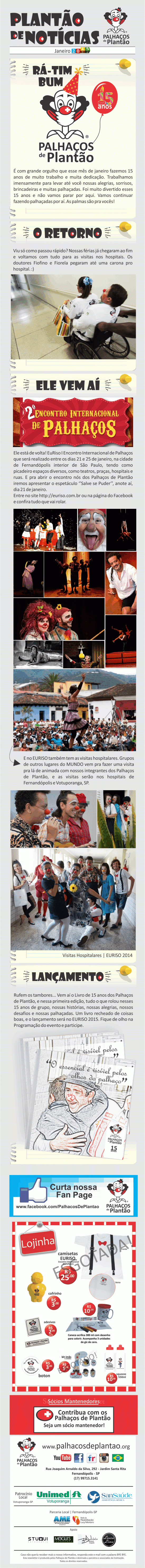 30 Mailing Palhaços Janeiro 2015