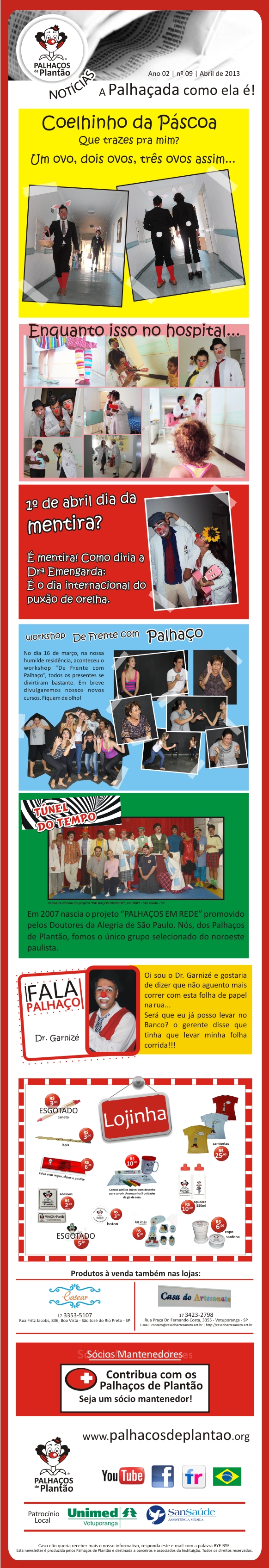 Mailing Palhaços ABRIL 13 mensagex