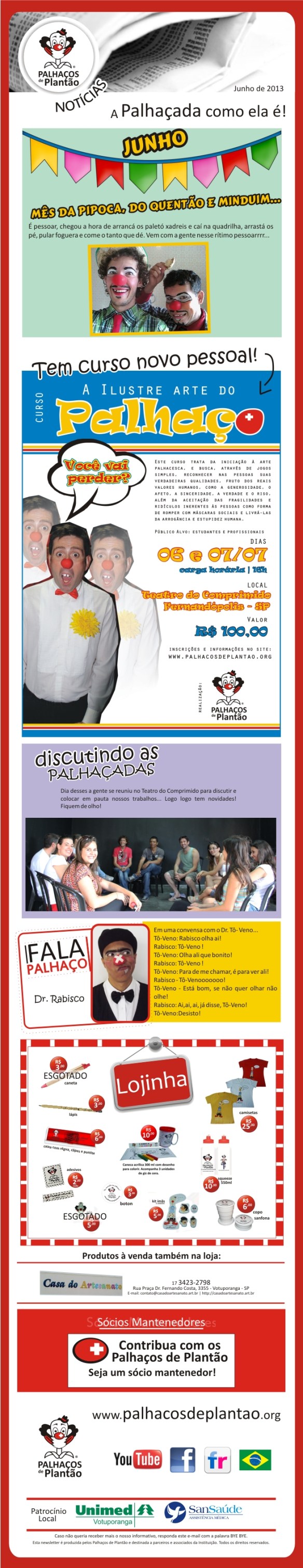 Mailing Palhaços junho 13